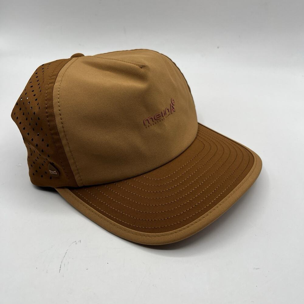 Melin Hydro Odysea Packable Hat Light Dark Brown Sz Small Adjustable Lightweight